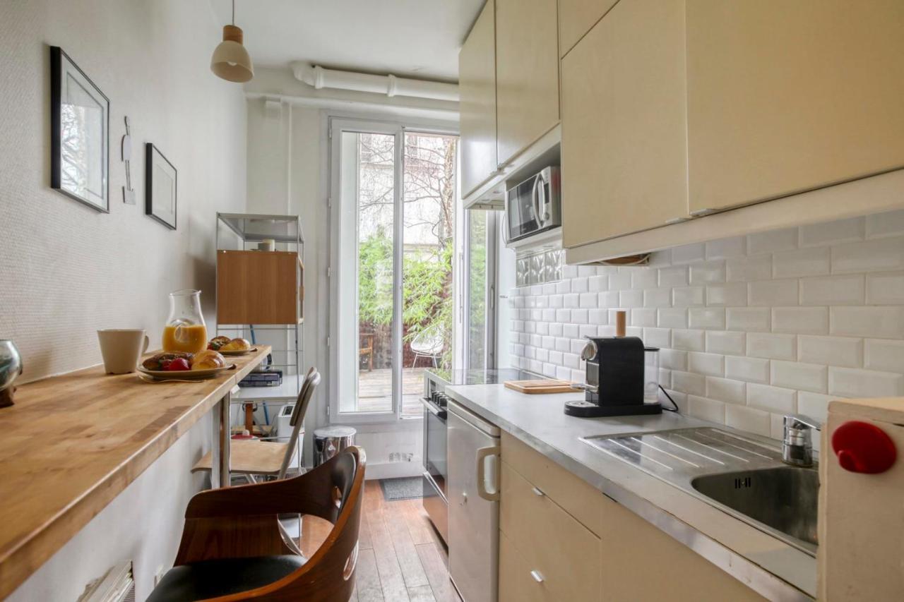 Hidden Abode With Large Patio In Buttes-Chaumont - Paris Luaran gambar